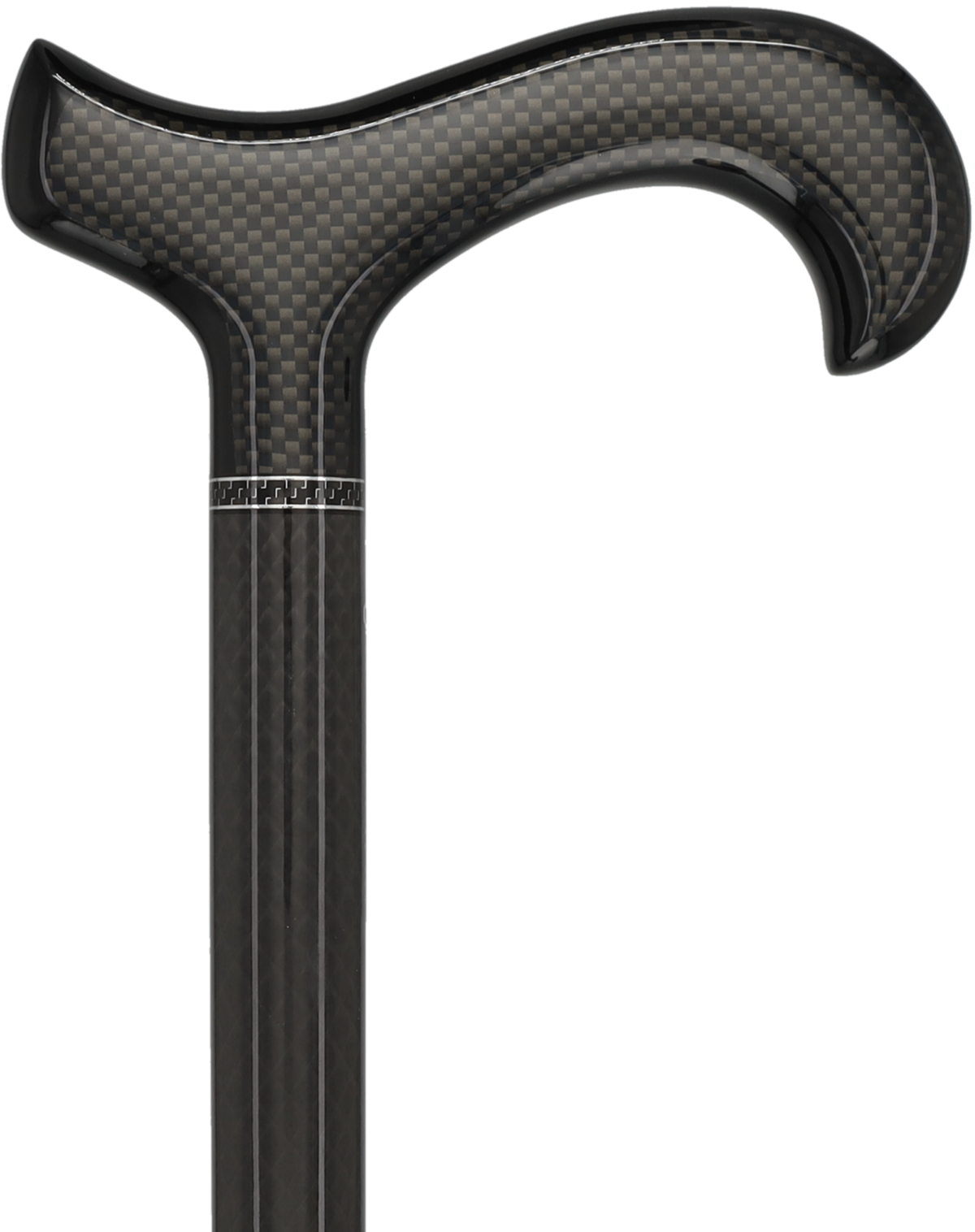 Dr. House Flame Folding Derby Cane: Foldable & Adjustable Carbon Fiber