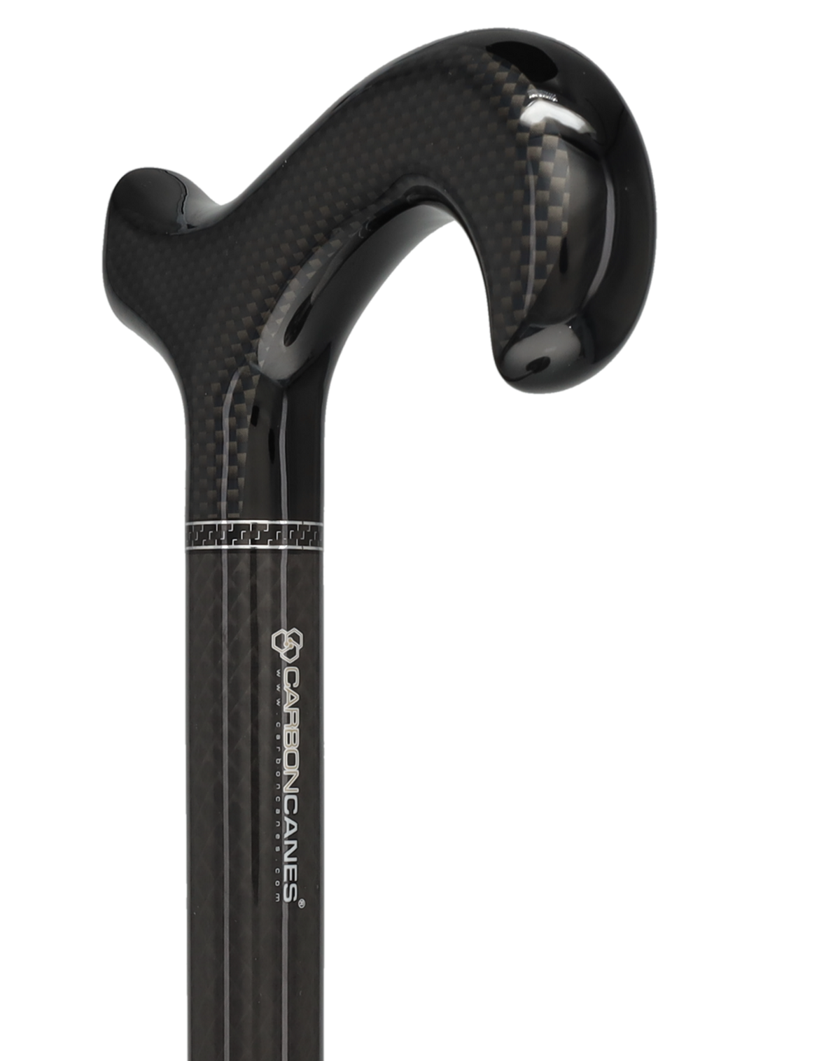Dr. House Flame Folding Derby Cane: Foldable & Adjustable Carbon Fiber
