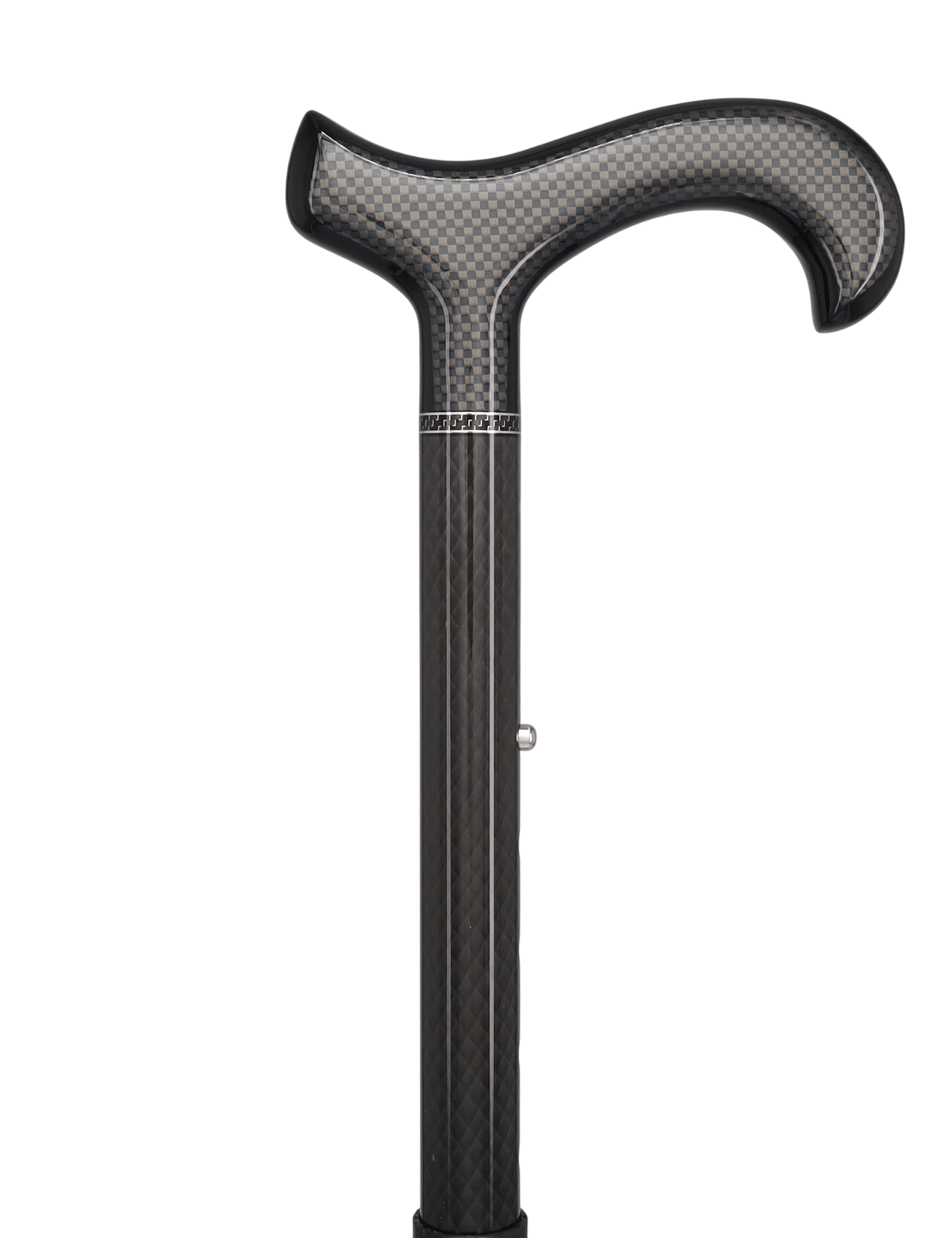 Premium Carbon Fiber Cane, Triple Wound, Adjustable & Foldable