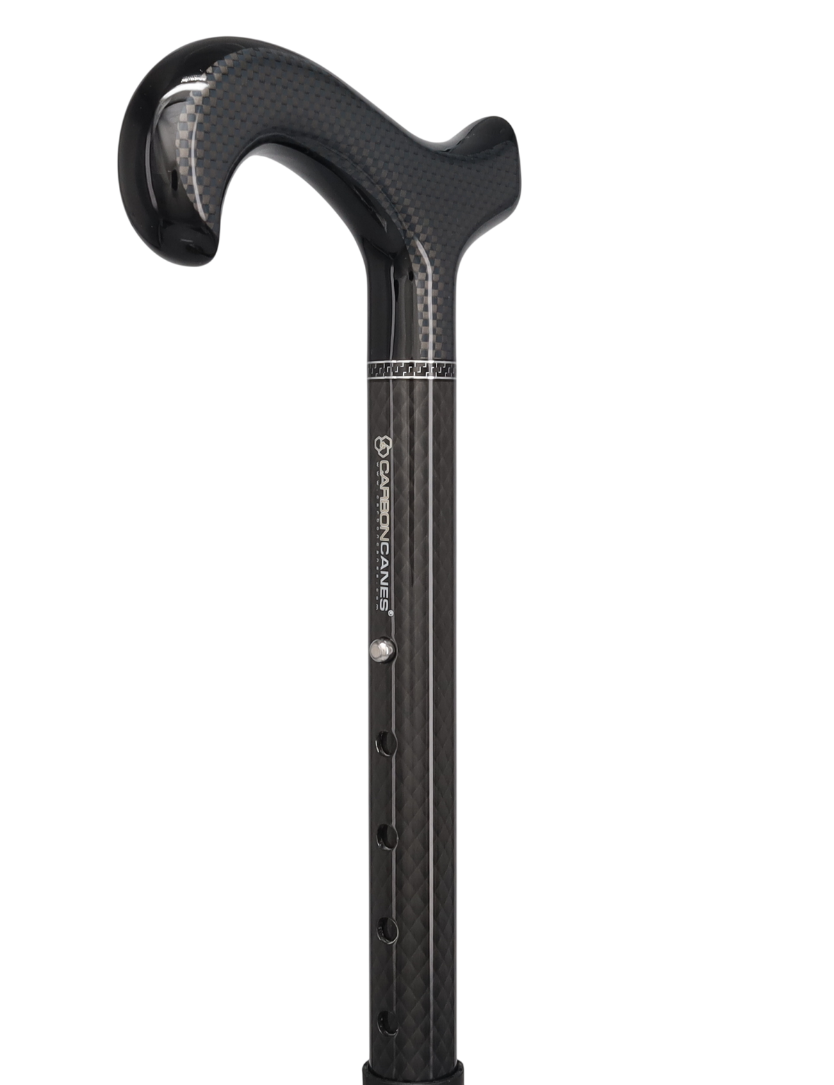 Premium Carbon Fiber Cane, Triple Wound, Adjustable & Foldable