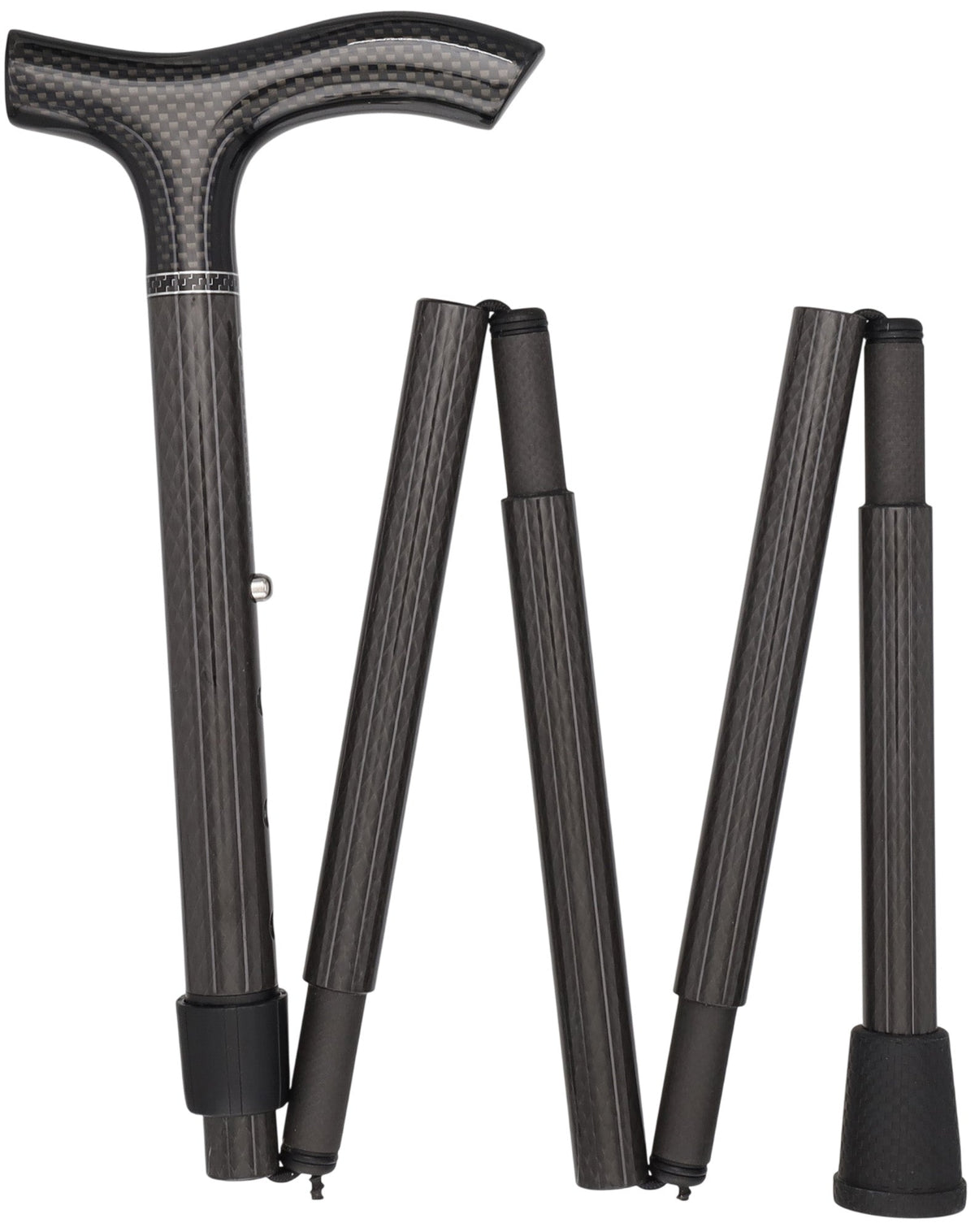 Ultra-Light Mini Folding Carbon Fiber Cane - Adjustable Fritz