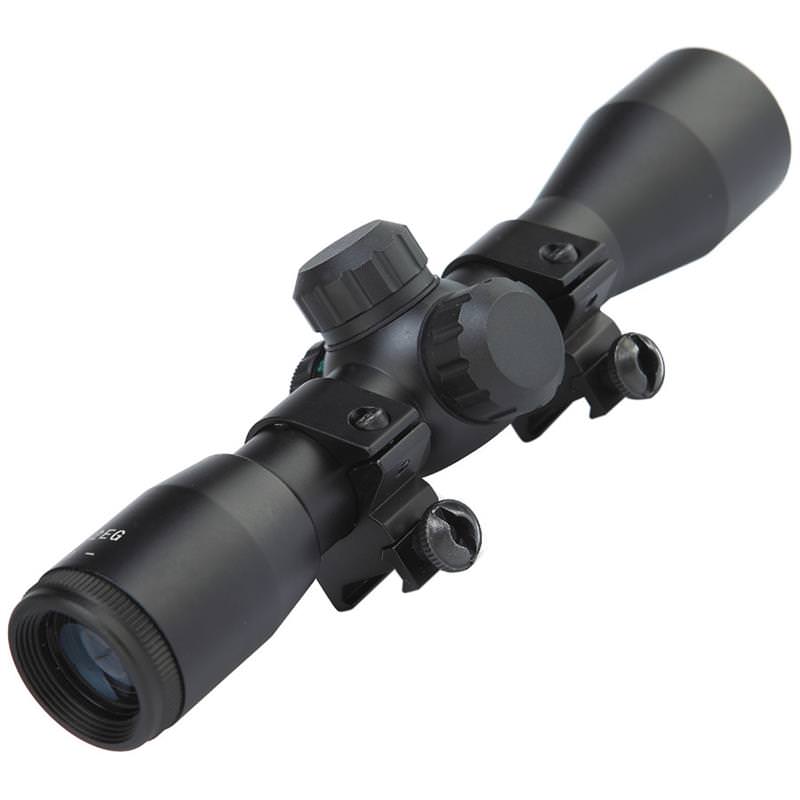Dual Illuminated Tactical 4x32EG Riflescope with Rings Sniper Scope - TOPHATTER'S ARMORY DEALS