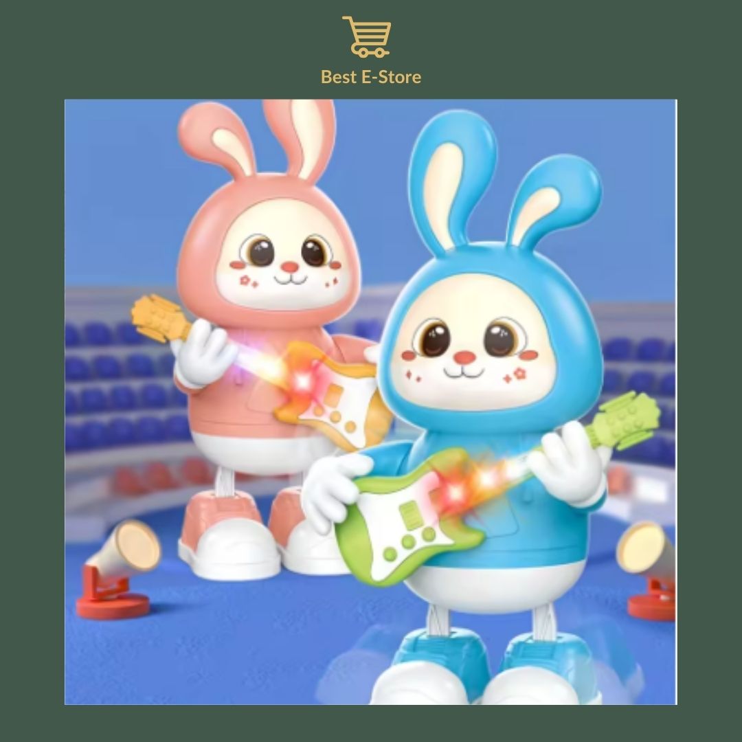 ๐๐ธ Rabbit Guitarist Toy: Dynamic Music & Colorful Lights ๐๐ต
