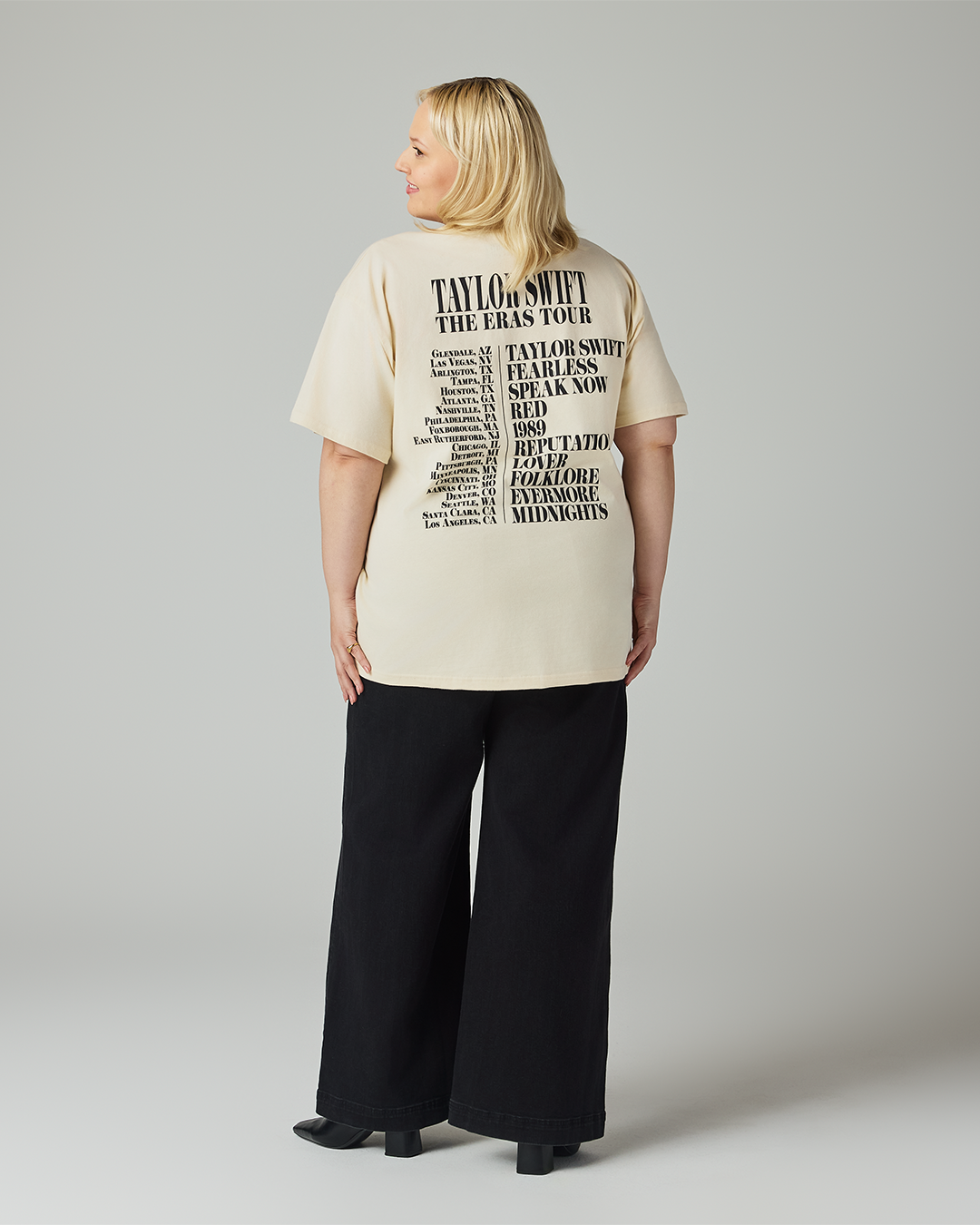 Taylor Swift | The Eras Tour Through LA Beige T-Shirt