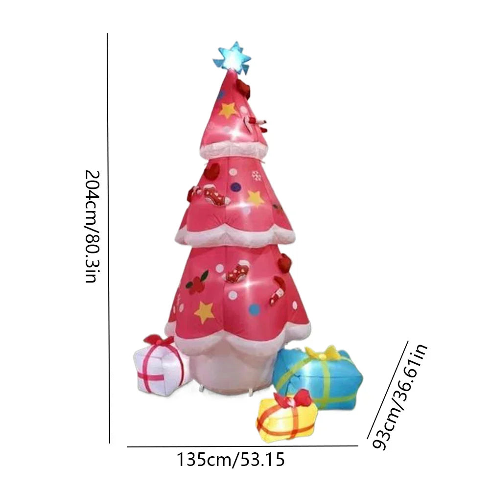 Inflatable Christmas Tree with LED Lights