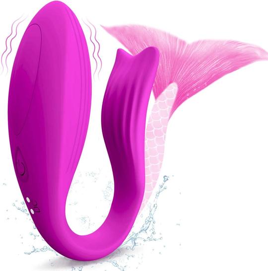 Mermaid Wireless Remote Control Couple Vibrator - Vibrator product image for intimate wellness and personal care