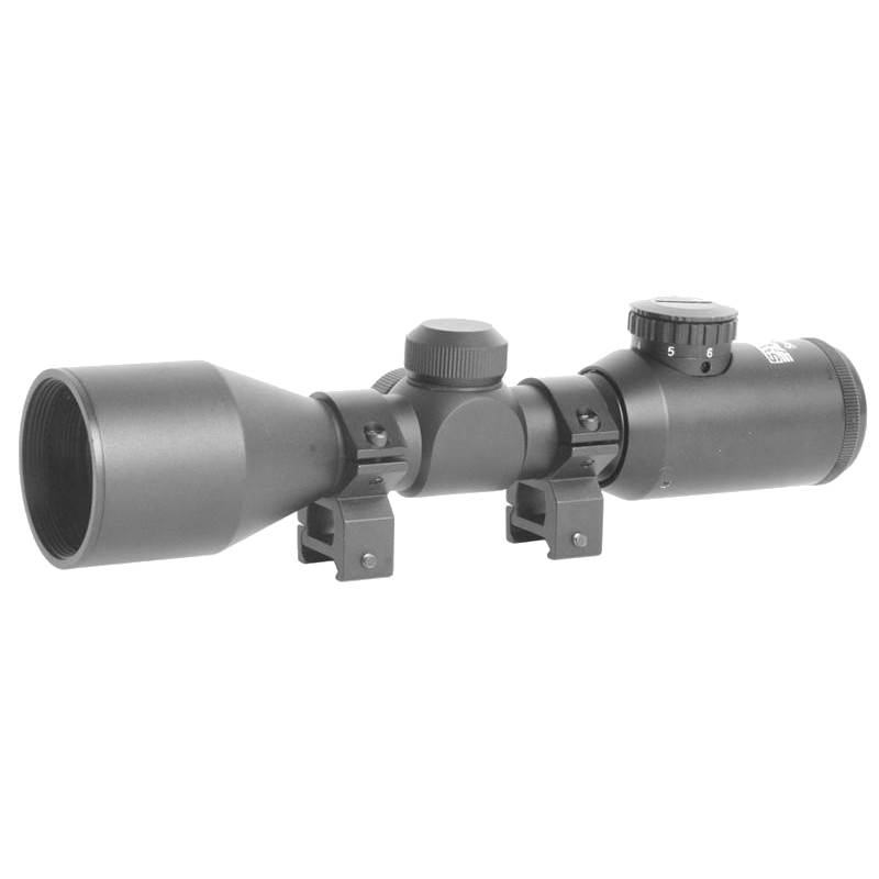 Swiss Arms 5x42E Compact Scope With Illuminated Electronic Reticule Airsoft Gun Accessory - TOPHATTER'S ARMORY DEALS