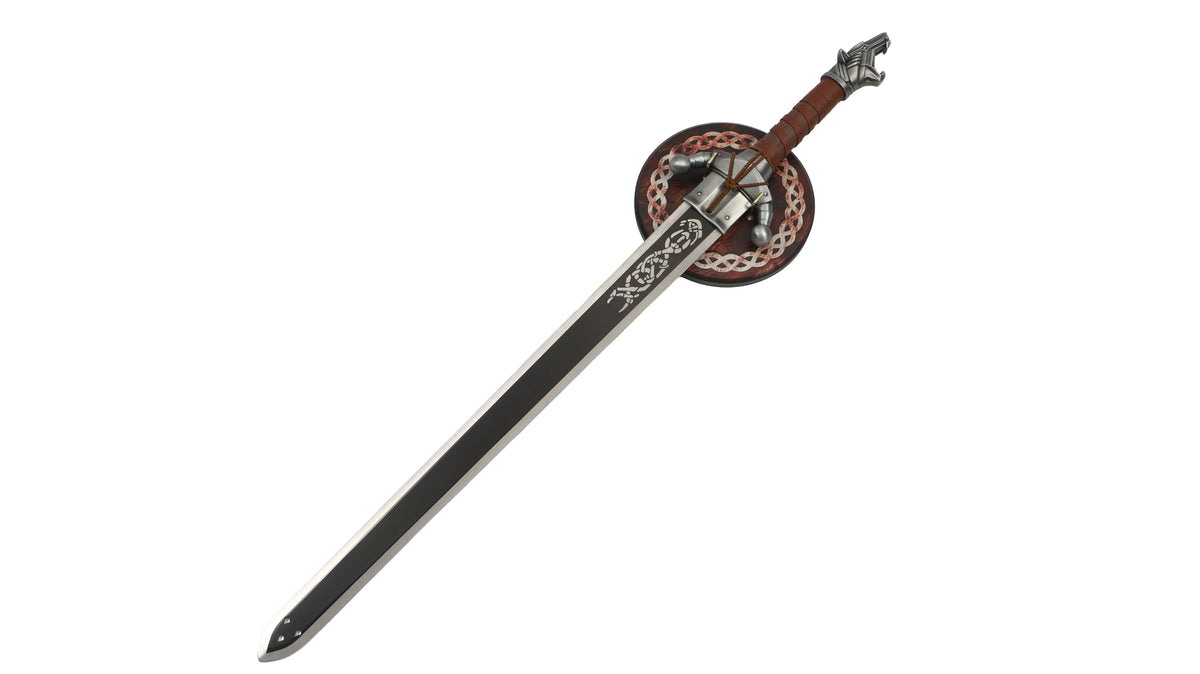 Crimson Desert - Grey Wolf Sword with Display Plaque