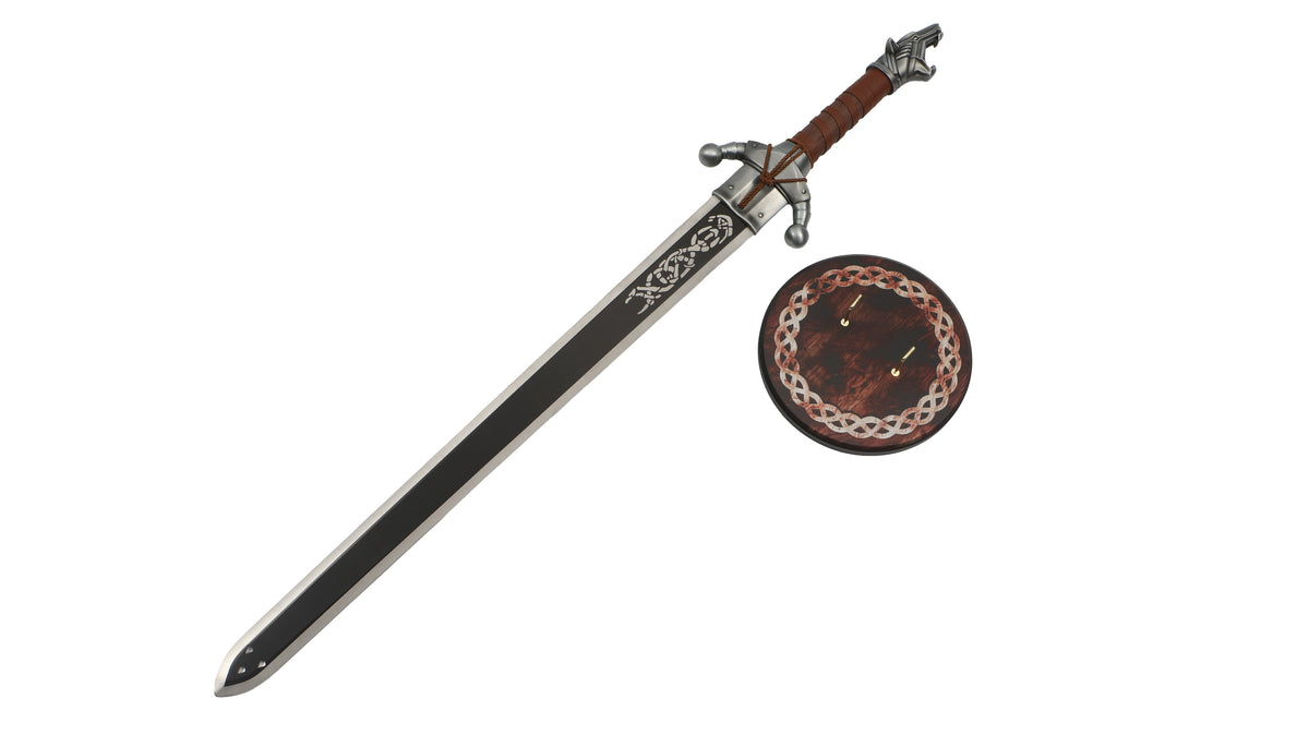 Crimson Desert - Grey Wolf Sword with Display Plaque