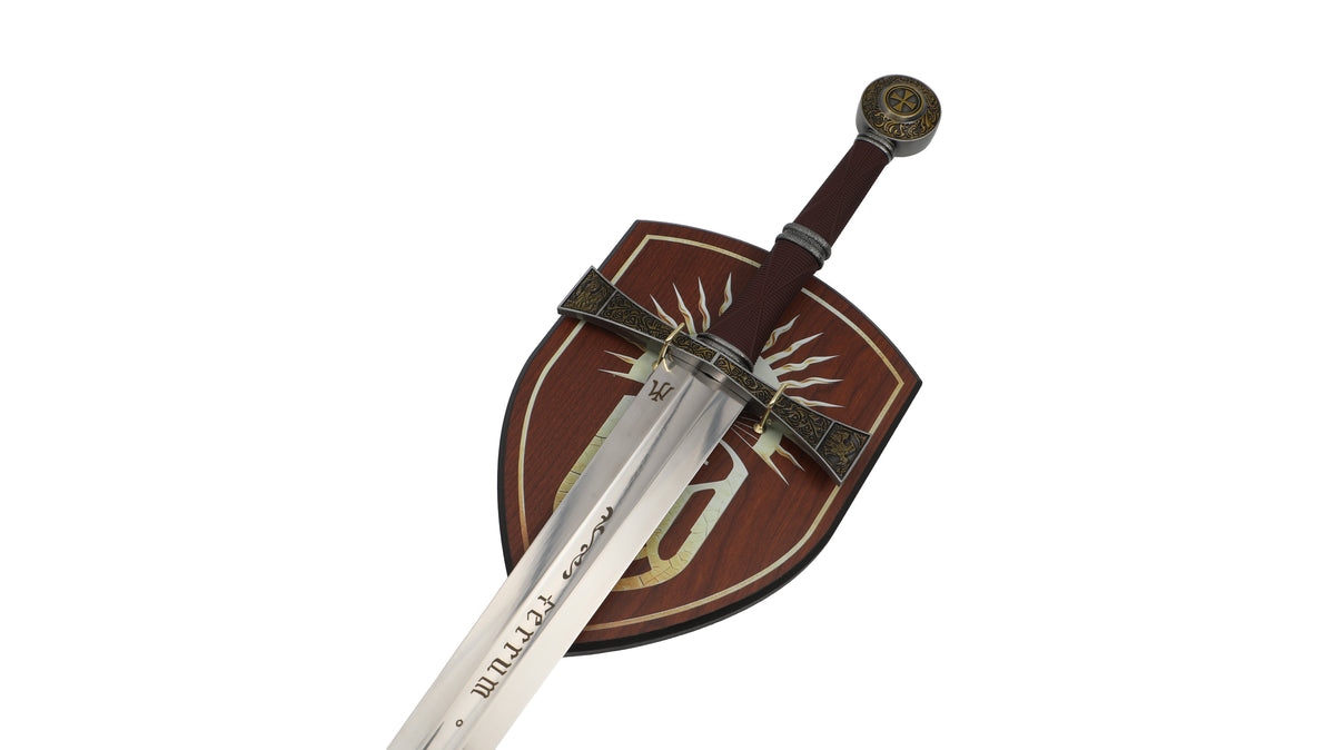 Crimson Desert - Deluxe Engraved Longsword with Display Plaque