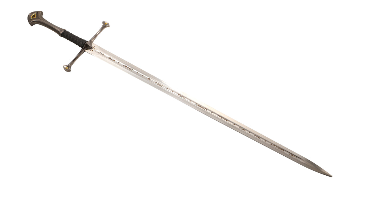Lord Of The Rings - Deluxe Anduril With Display Plaque
