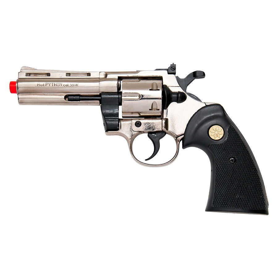 Kimar PYTHON Nickel Finish 9mm Front Firing Blank Revolver - TOPHATTER'S ARMORY DEALS