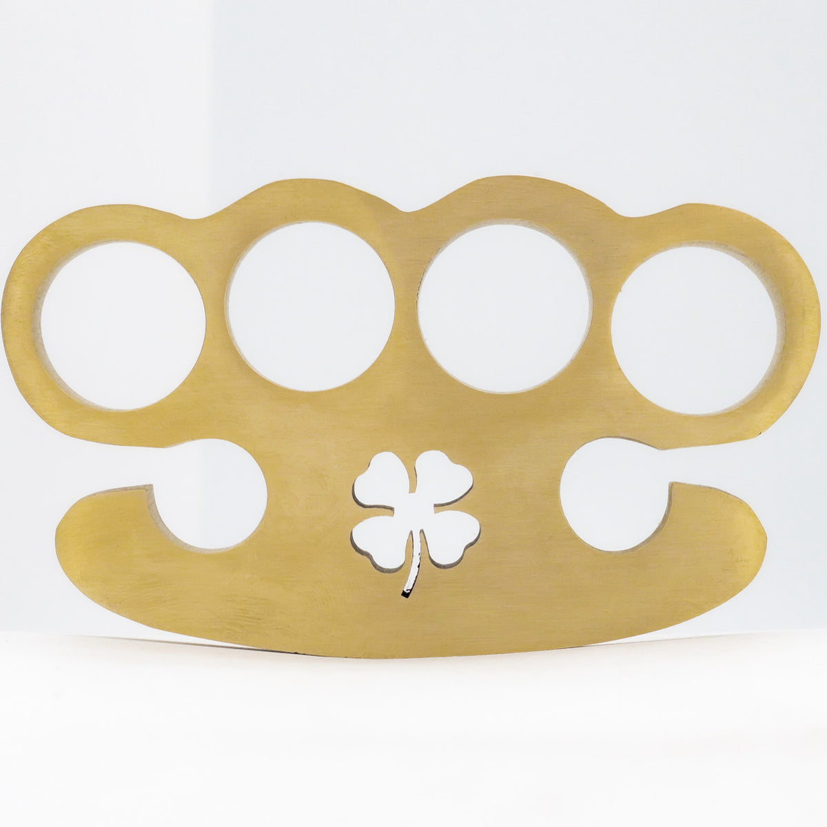 Rare Lucky Charm 100% Pure Brass Knuckle Paper Weight Accessory - TOPHATTER'S ARMORY DEALS