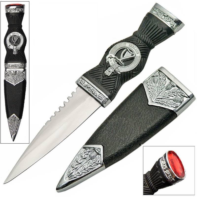 Irish Harp Sgian Dubh Dagger Knife - TOPHATTER'S ARMORY DEALS