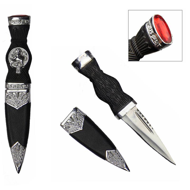 Lion Rampant Sgian Dubh Scottish Dirk Knife Dagger - TOPHATTER'S ARMORY DEALS