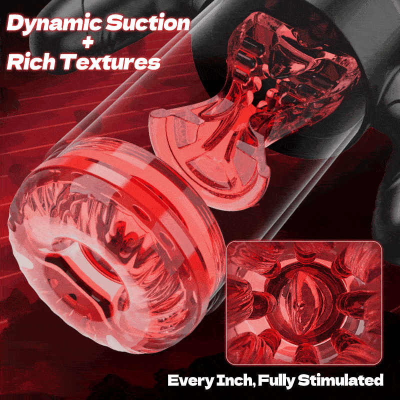 【Pre-sale until 7/17】Terminator - Telescopic Rotating Male Masturbator - 9 Modes Sucking Thrusting with Handle