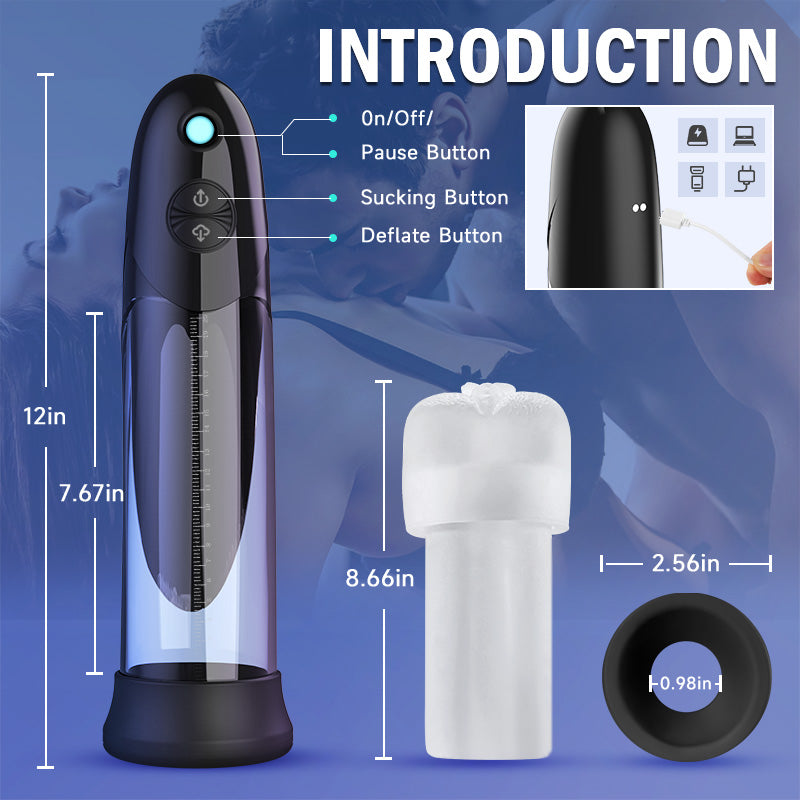 【50% OFF!】WaterSamurai - Vacuum Suction Penis Pump