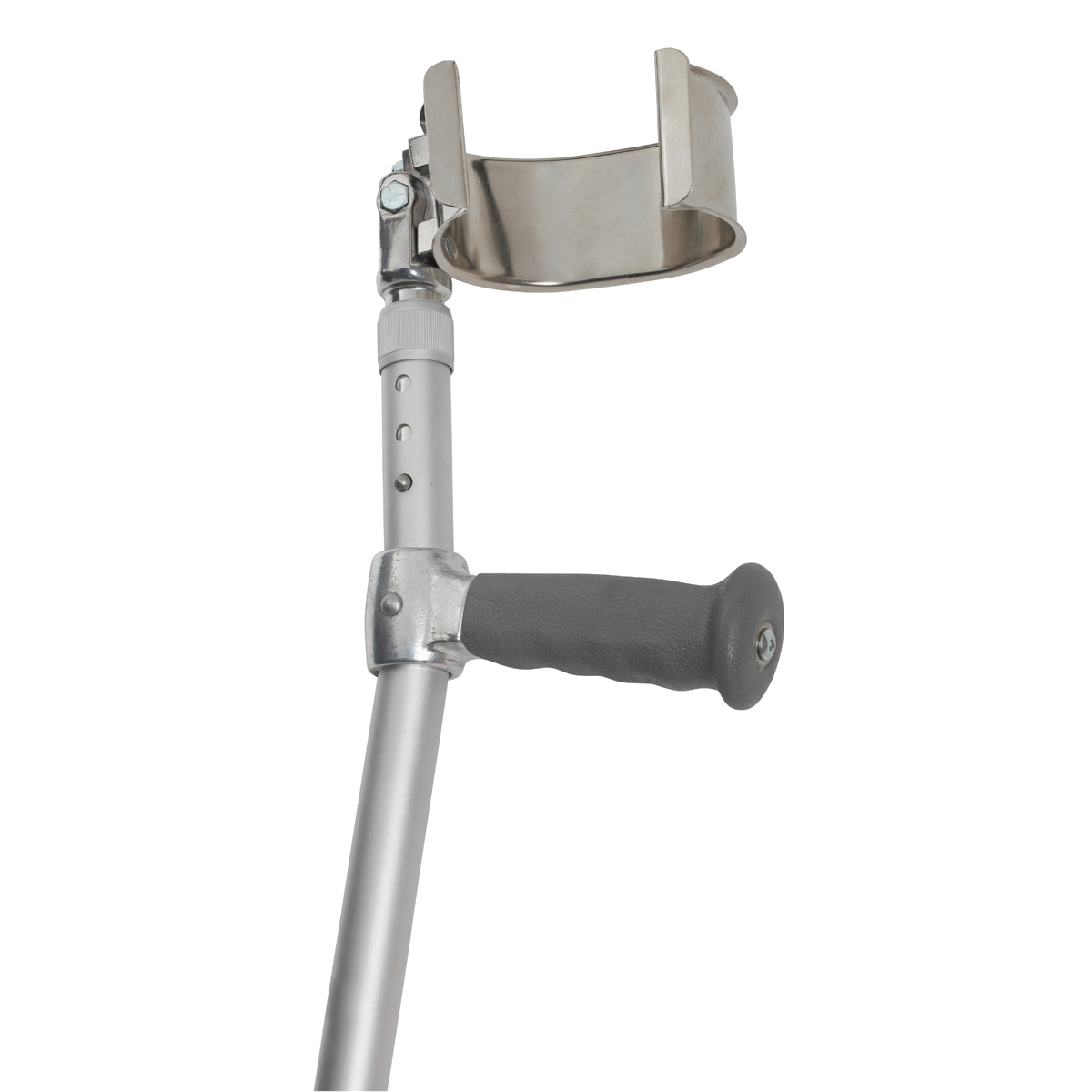 Lofstrand Forearm Crutches Stainless Steel Side Opening