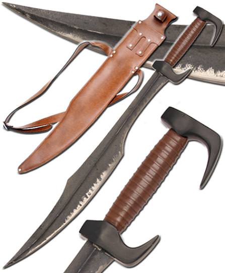 Spartan King Leonidas Sword Inspired by 300 Movie - TOPHATTER'S ARMORY DEALS
