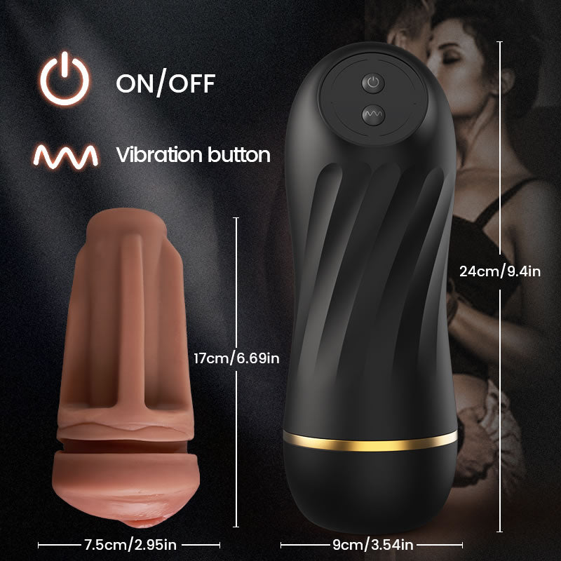 Scarlett Kiss - AcmeJoy 10 Vibration 360° Textured Massage Silent Immersive Male Stroker