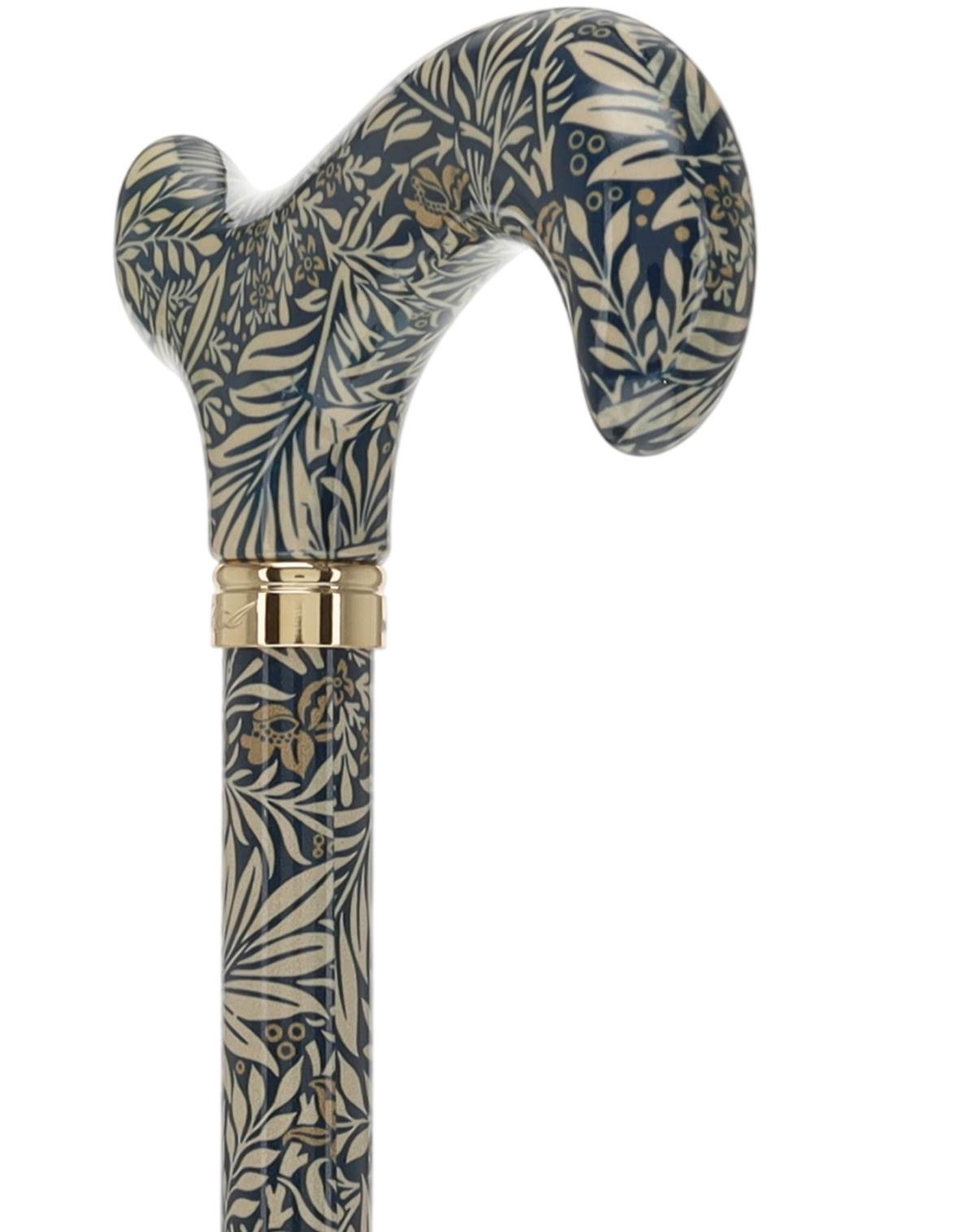 Golden Petals FashionStix: Designer Derby Cane, Adjustable