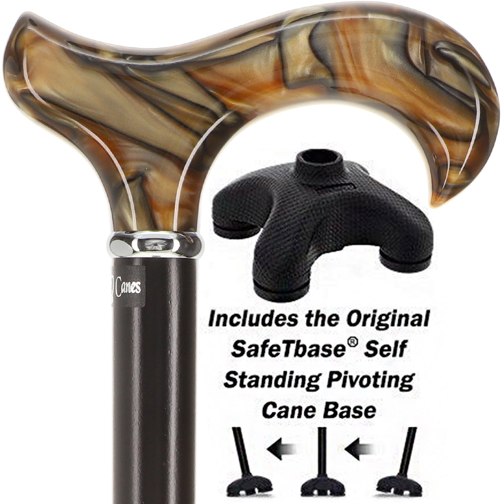 Pearlescent Acrylic Derby Cane w/ SafeTbase