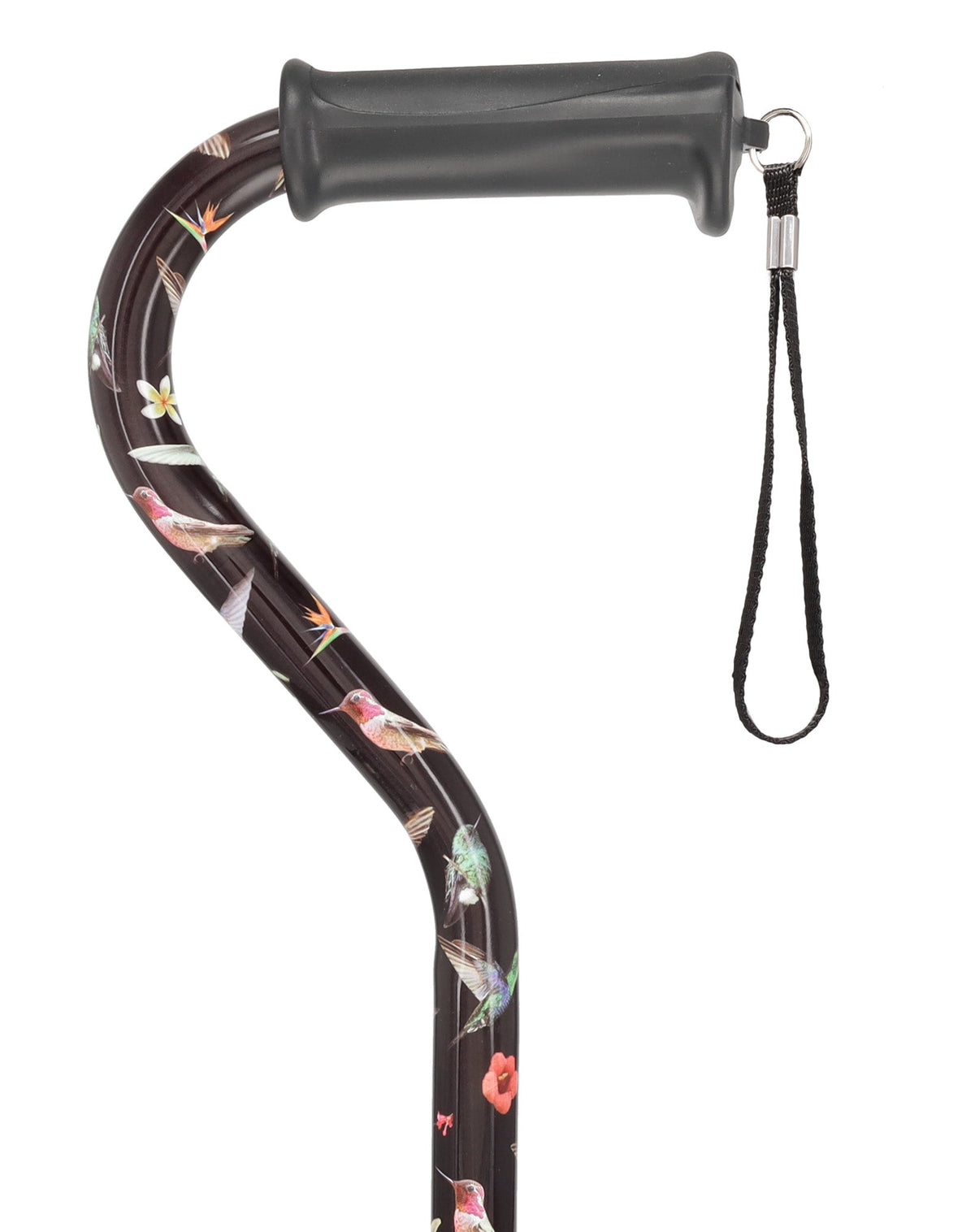 Flight of the Hummingbird Adjustable Cane: Comfort Grip Offset