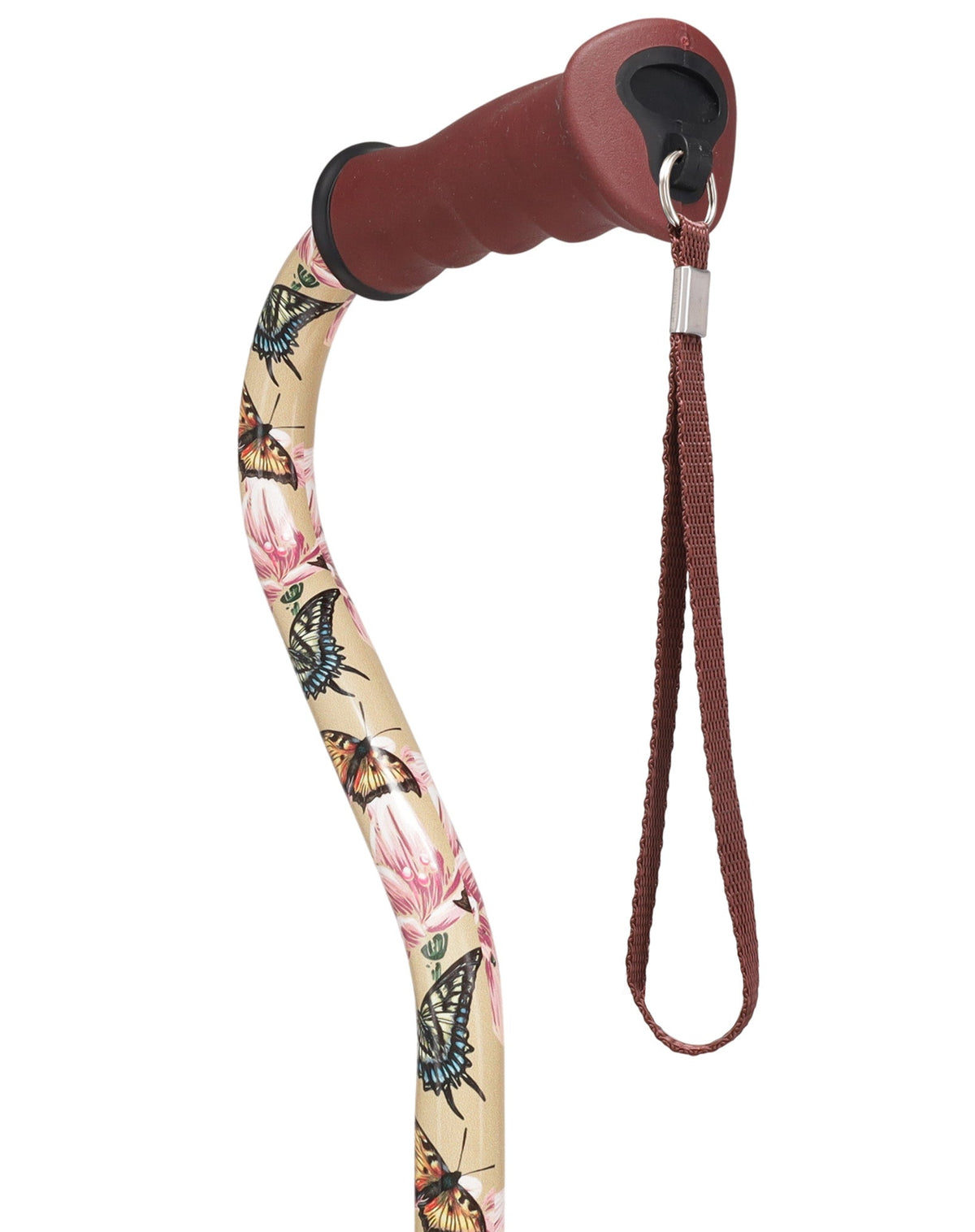 Lily & Butterfly: Adjustable Comfort Grip Offset Walking Cane