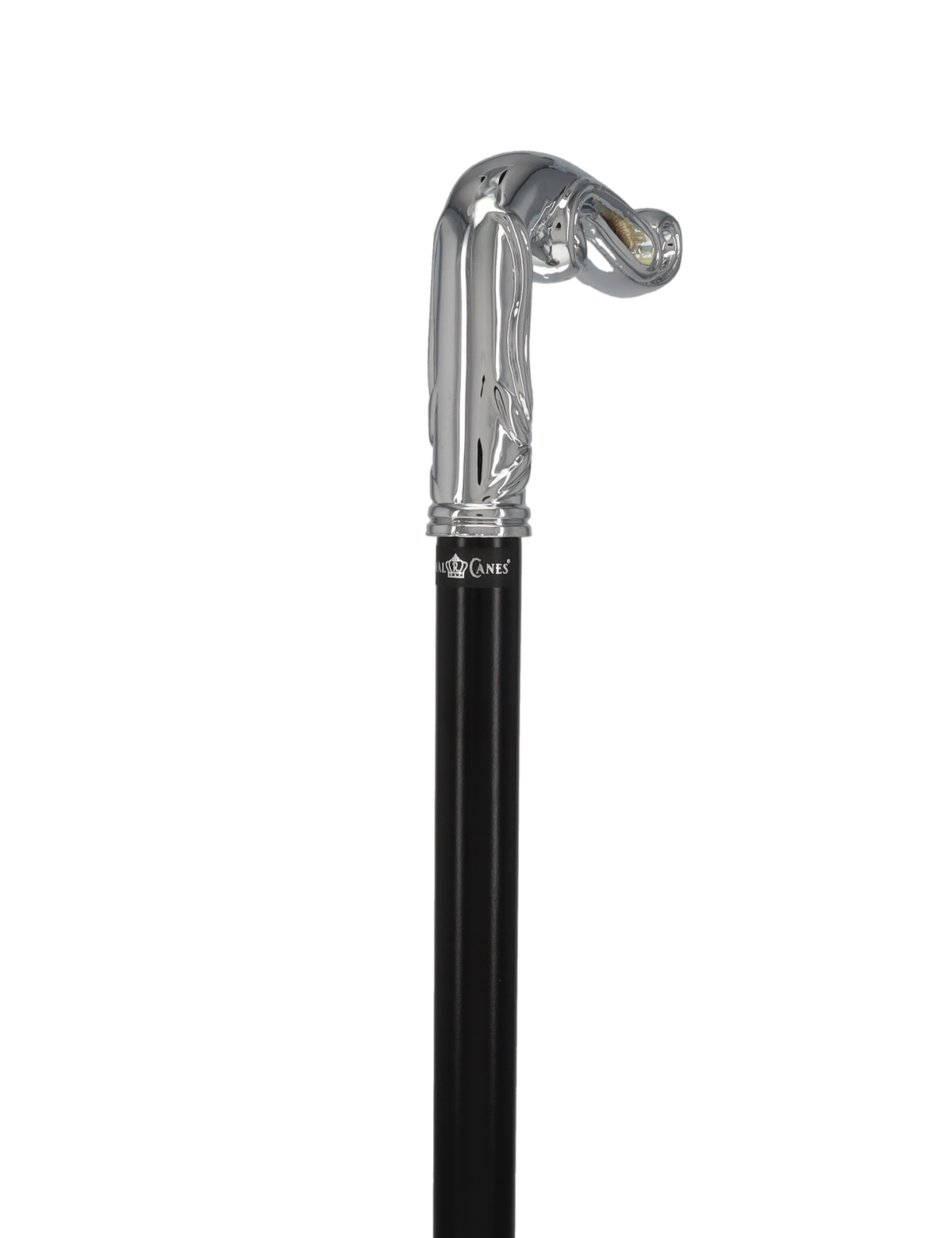 Luxury Silver Vine Design Fritz Cane - Chrome Plated