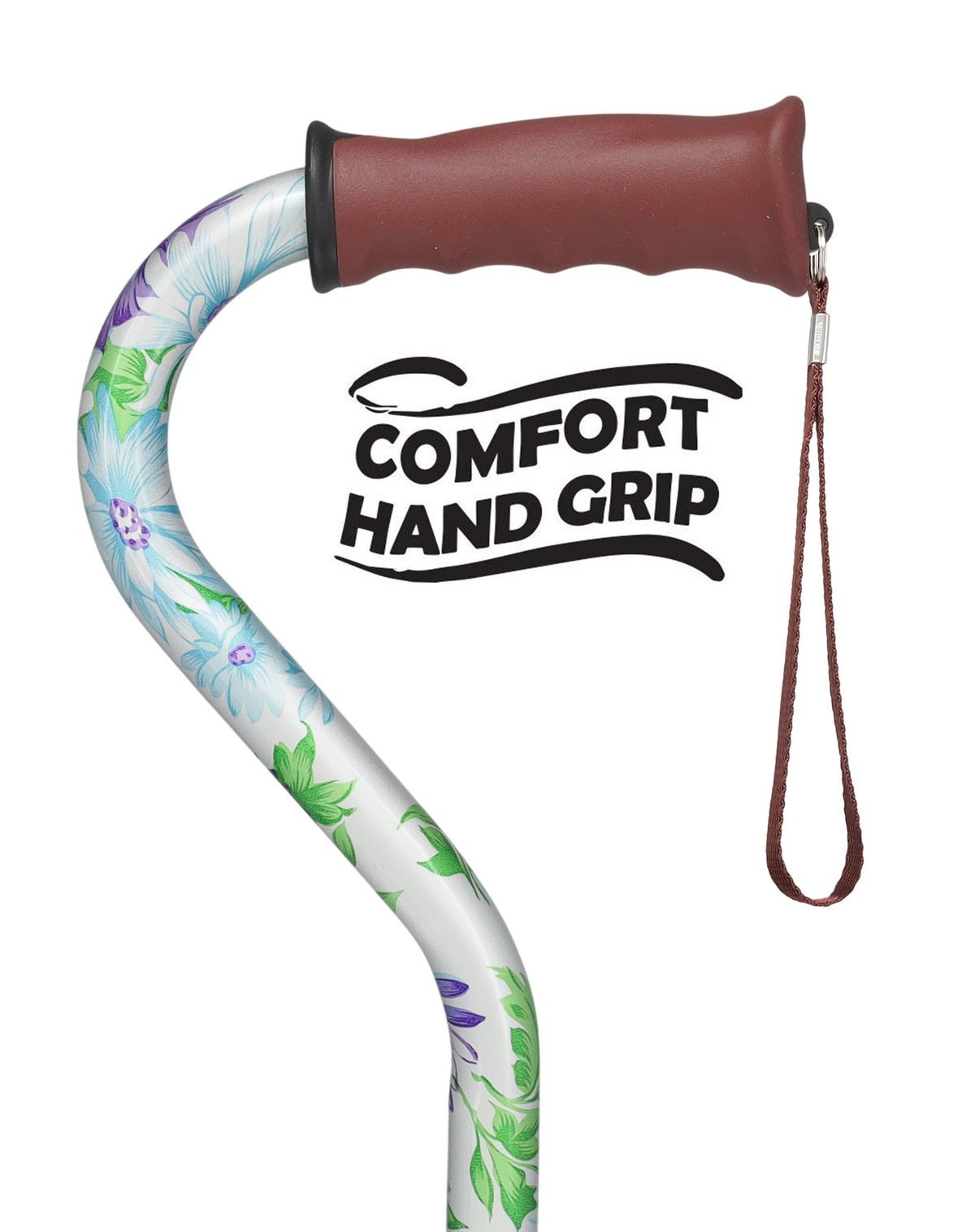 Heavenly Gardens: Comfort Grip Adjustable Offset Walking Cane
