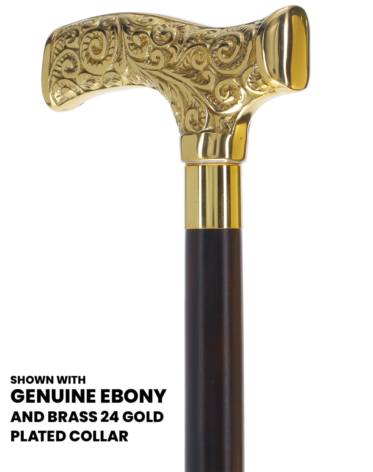 Make It Yours: Premium Brass Cane w/ Personalized Engraving