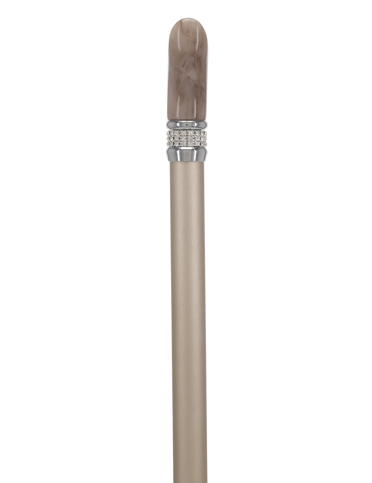Exquisite Rhinestone Pearlz Adjustable Orthopedic Derby Cane