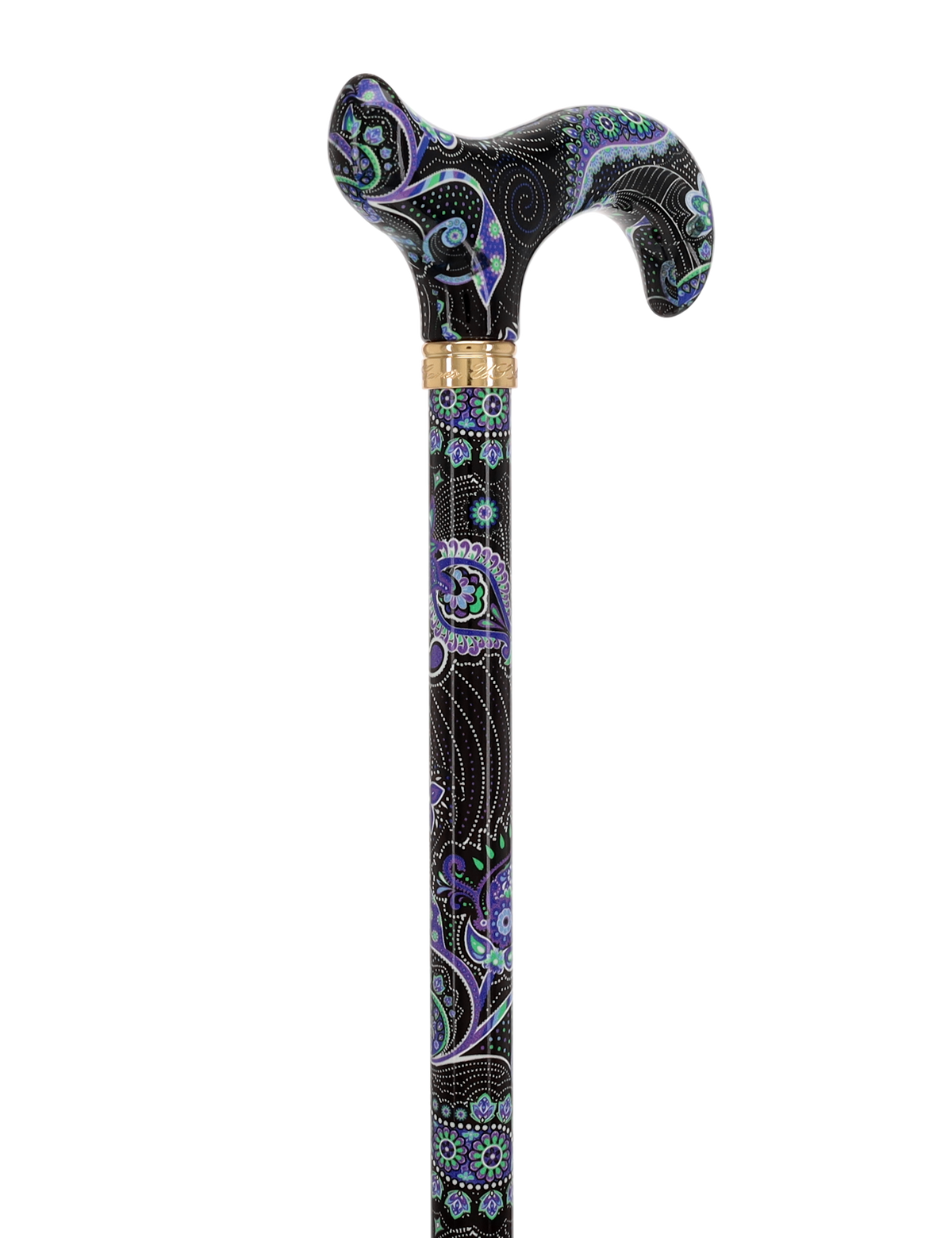 Purple Majesty: Designer Adjustable Cane w/ Patterned Handle