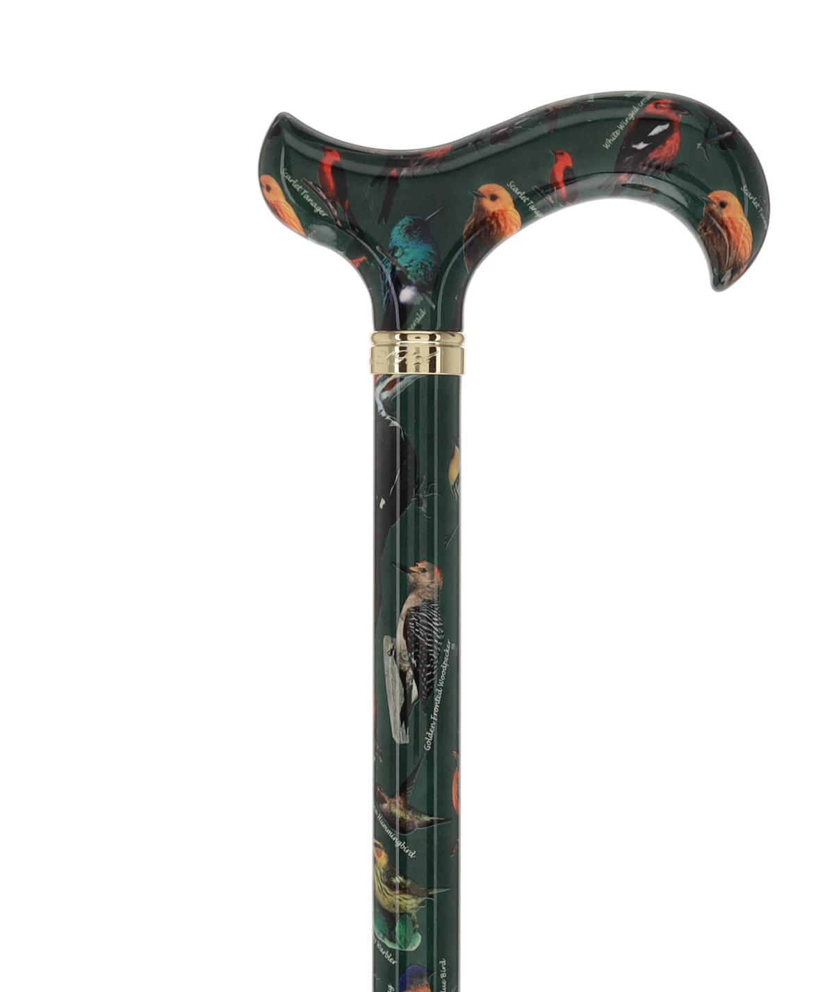 American Songbird: Designer Adjustable Cane w/ Patterned Handle
