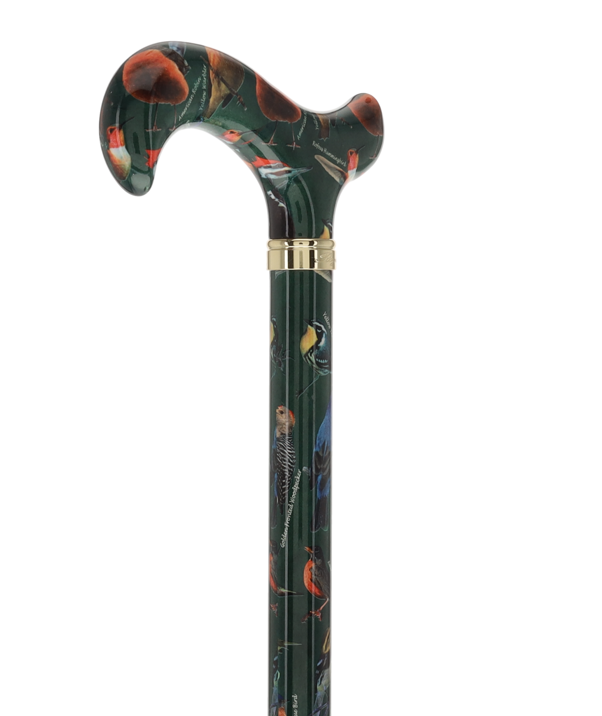 American Songbird: Designer Adjustable Cane w/ Patterned Handle