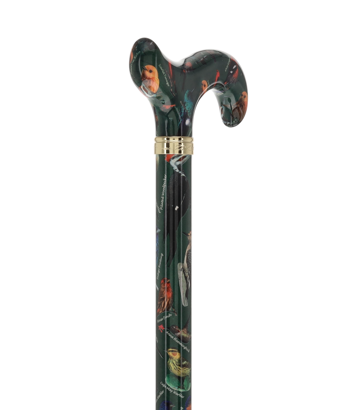 American Songbird: Designer Adjustable Cane w/ Patterned Handle