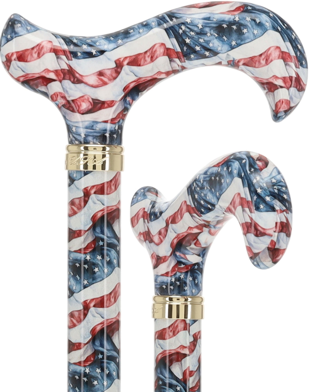 The Americas Designer Cane: Patterned Derby Handle