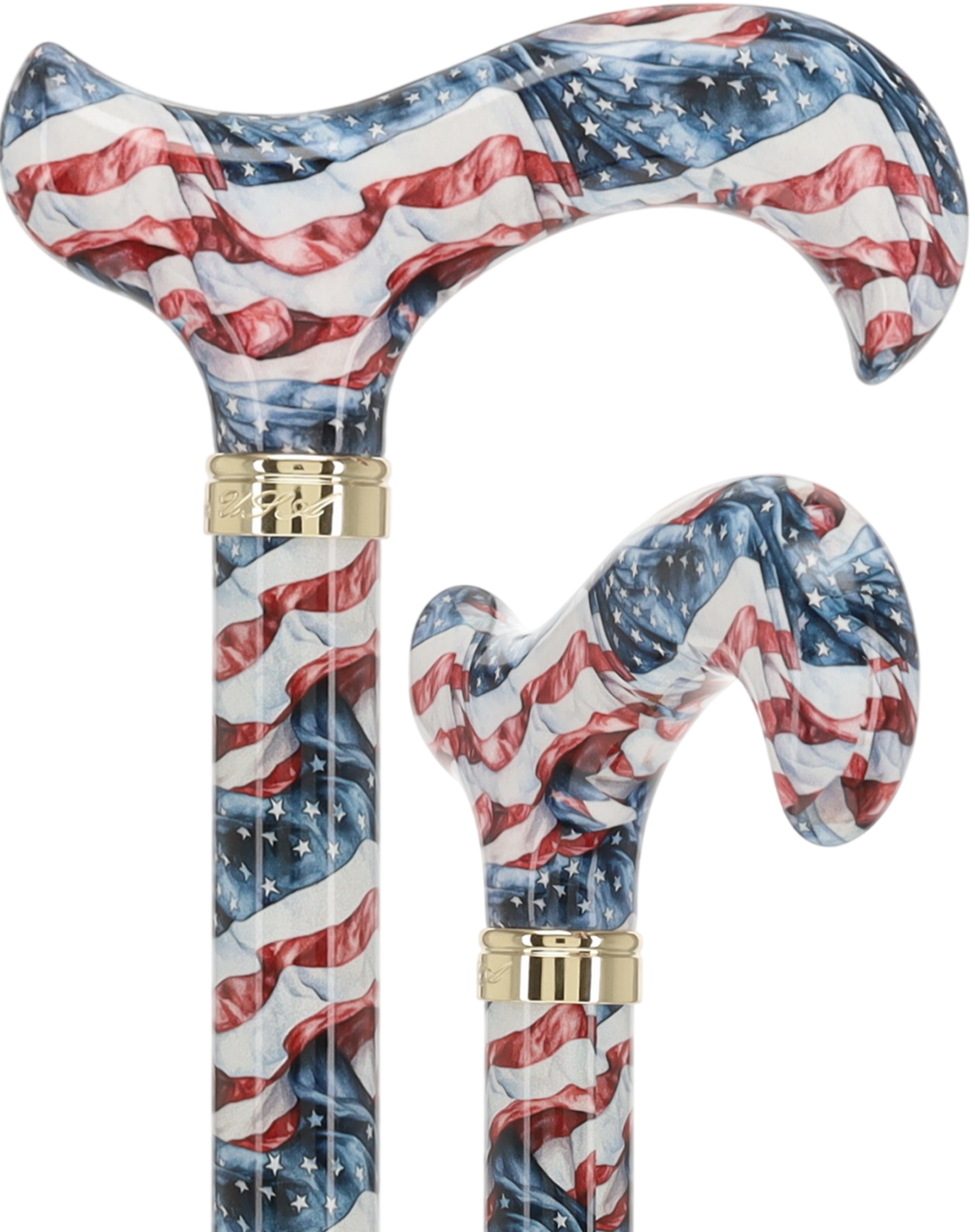 HD Pattern Designer Cane - Matching Handle & Shaft - Durable Adjustable Aluminum