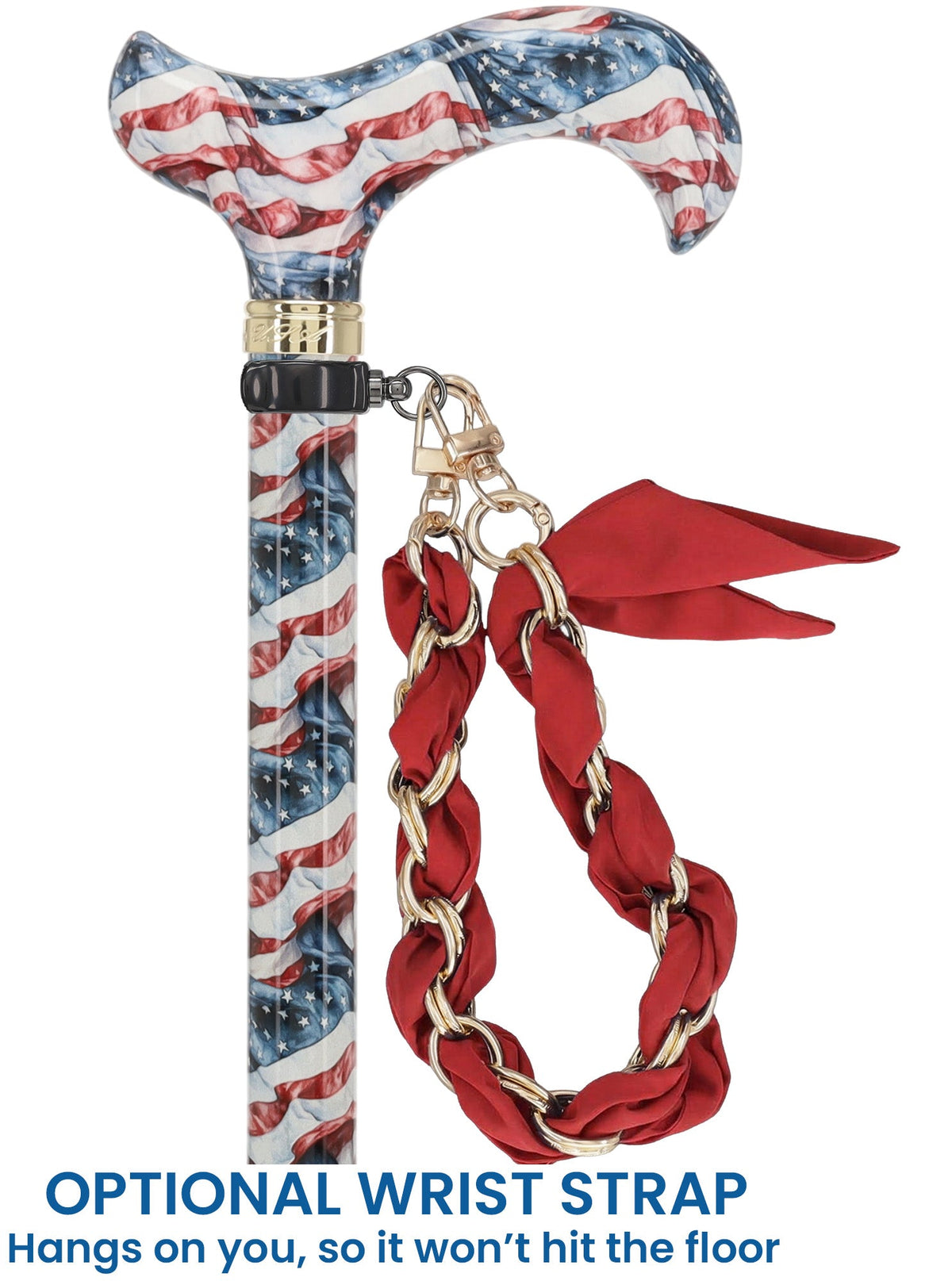 The Americas Designer Cane: Patterned Derby Handle