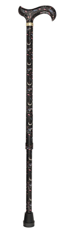 The Night Garden Designer Cane: Patterned Derby Handle