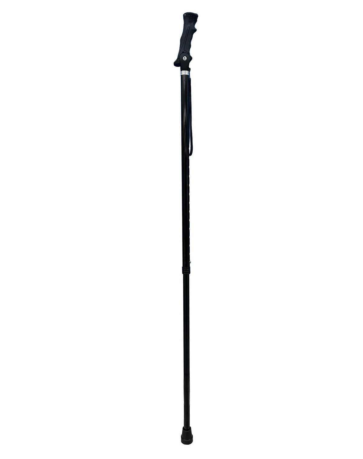Black Adjustable Walking Hiking Staff