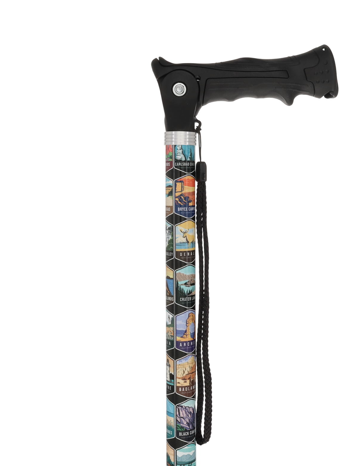 National Park Designer Adjustable Walking Hiking Staff