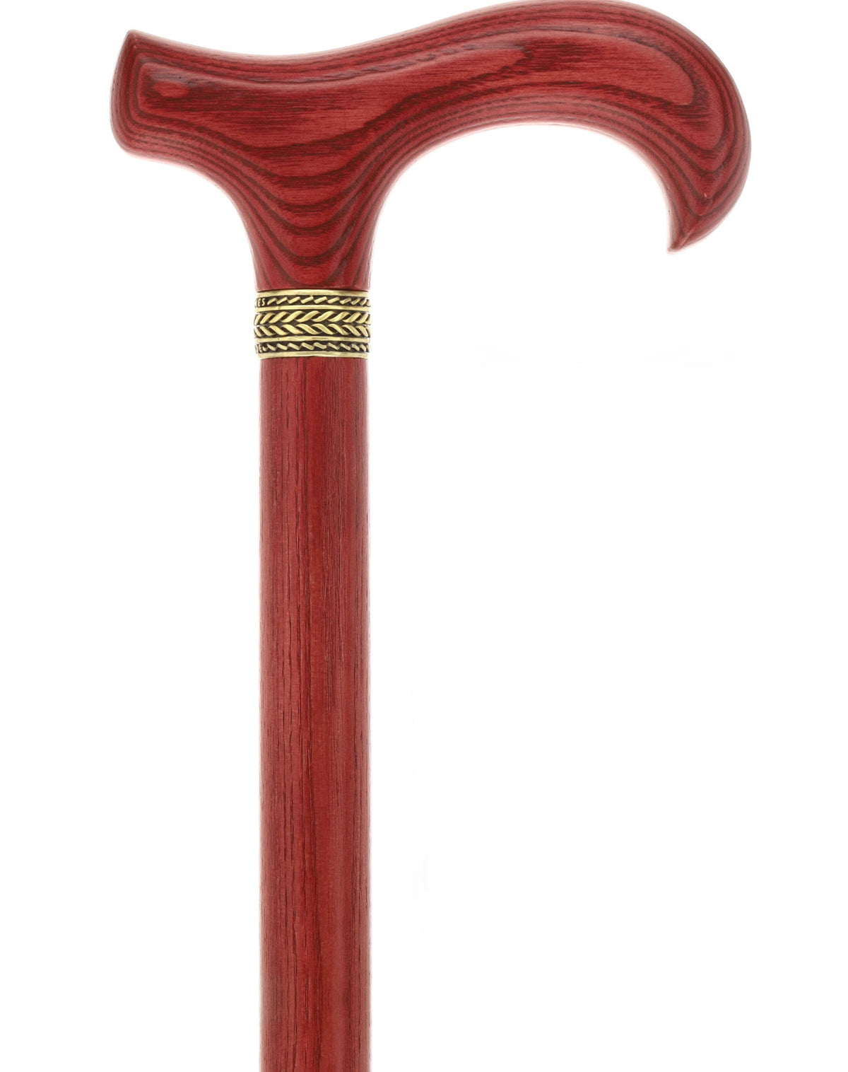 Derby Handle Standard Size (All Red, Pewter Collar)
