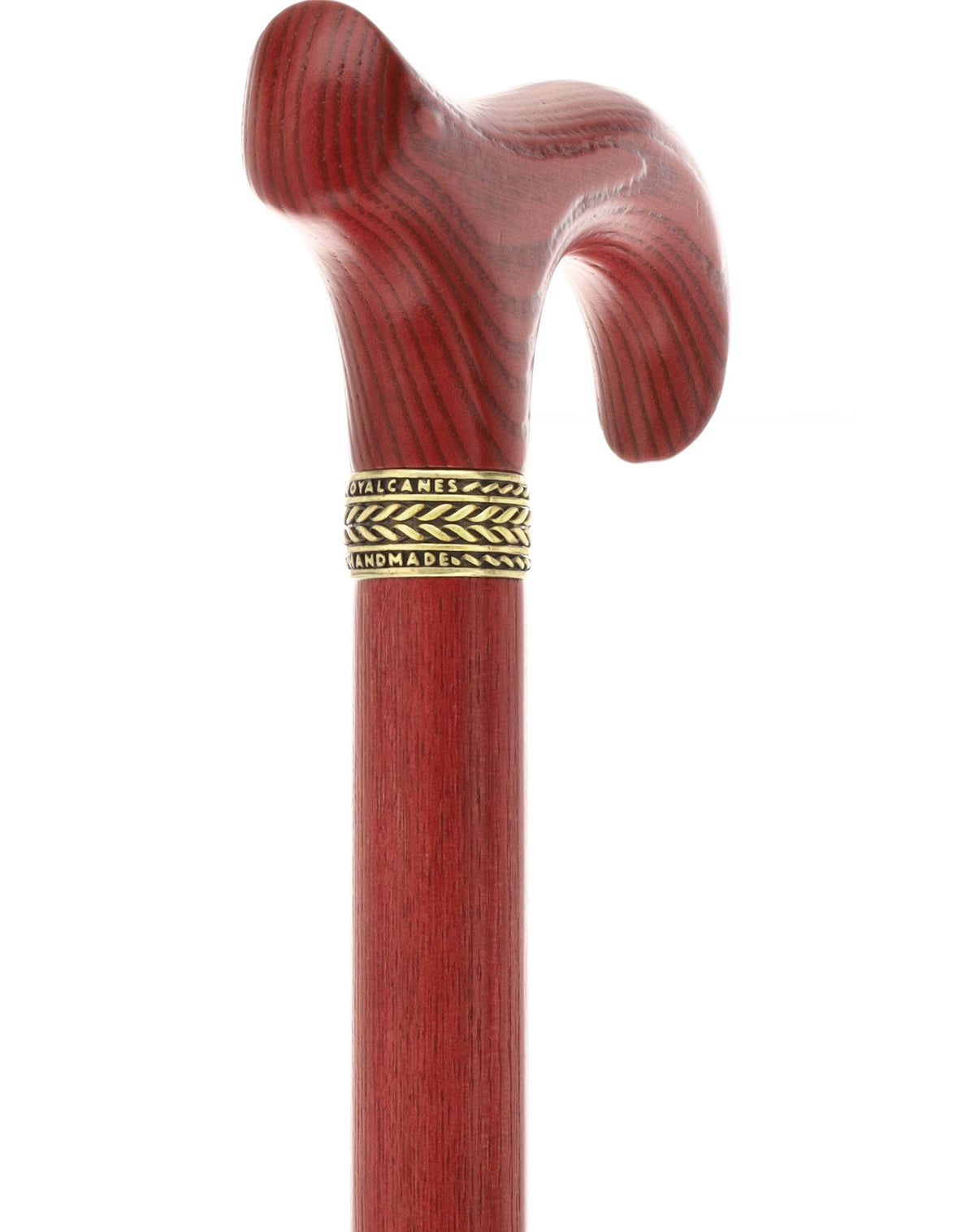 Derby Handle Standard Size (All Red, Pewter Collar)