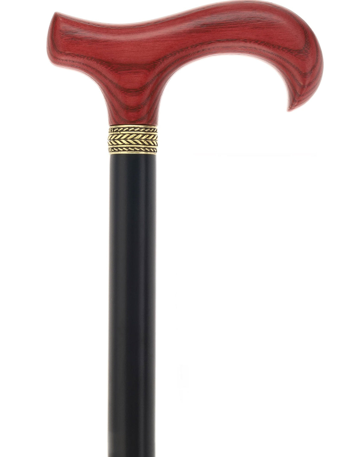 Derby Handle Standard Size (Mahogany, Black, Pewter Collar)