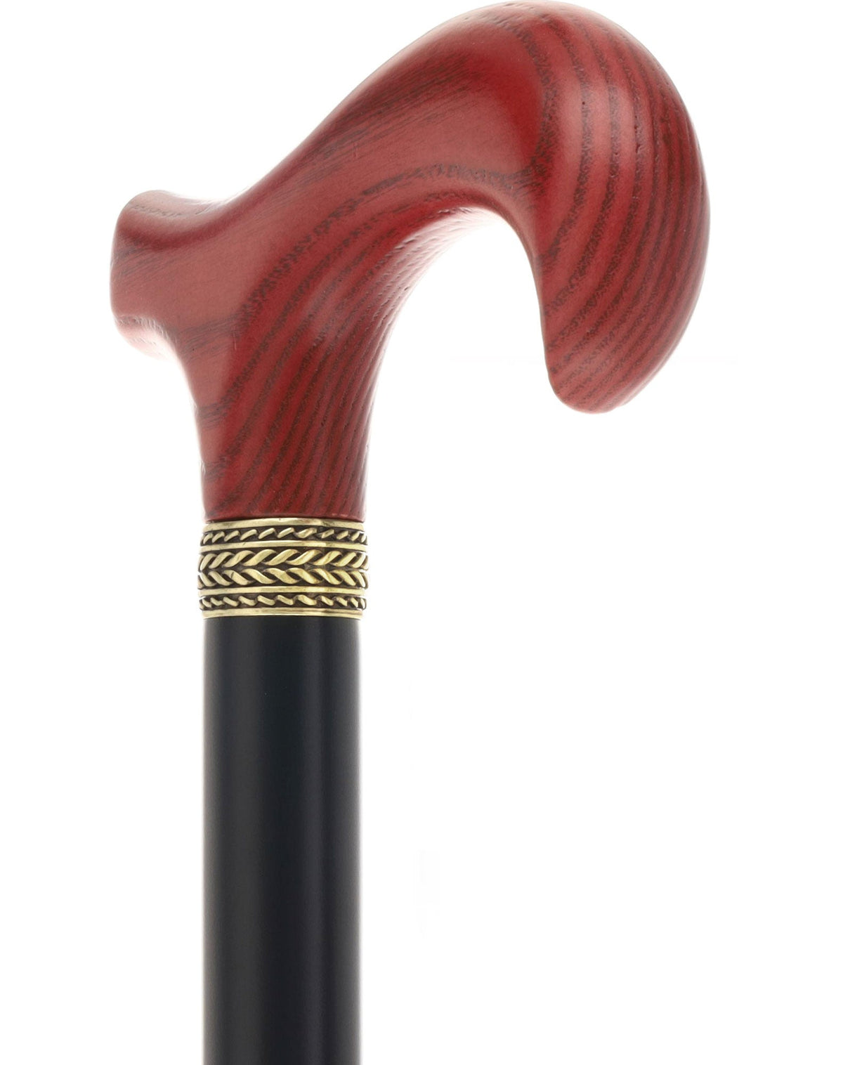 Derby Handle Standard Size (Mahogany, Black, Pewter Collar)