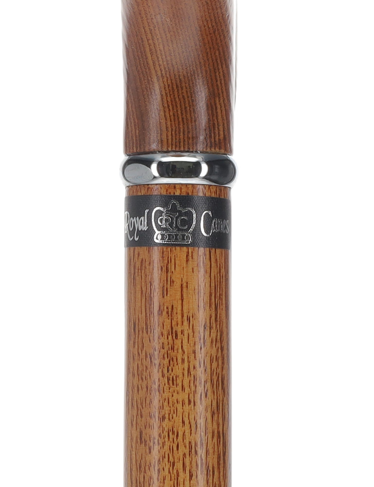 Super Strong Espresso Ash Wood Derby Cane - Elegant & Durable w/ Standard Option