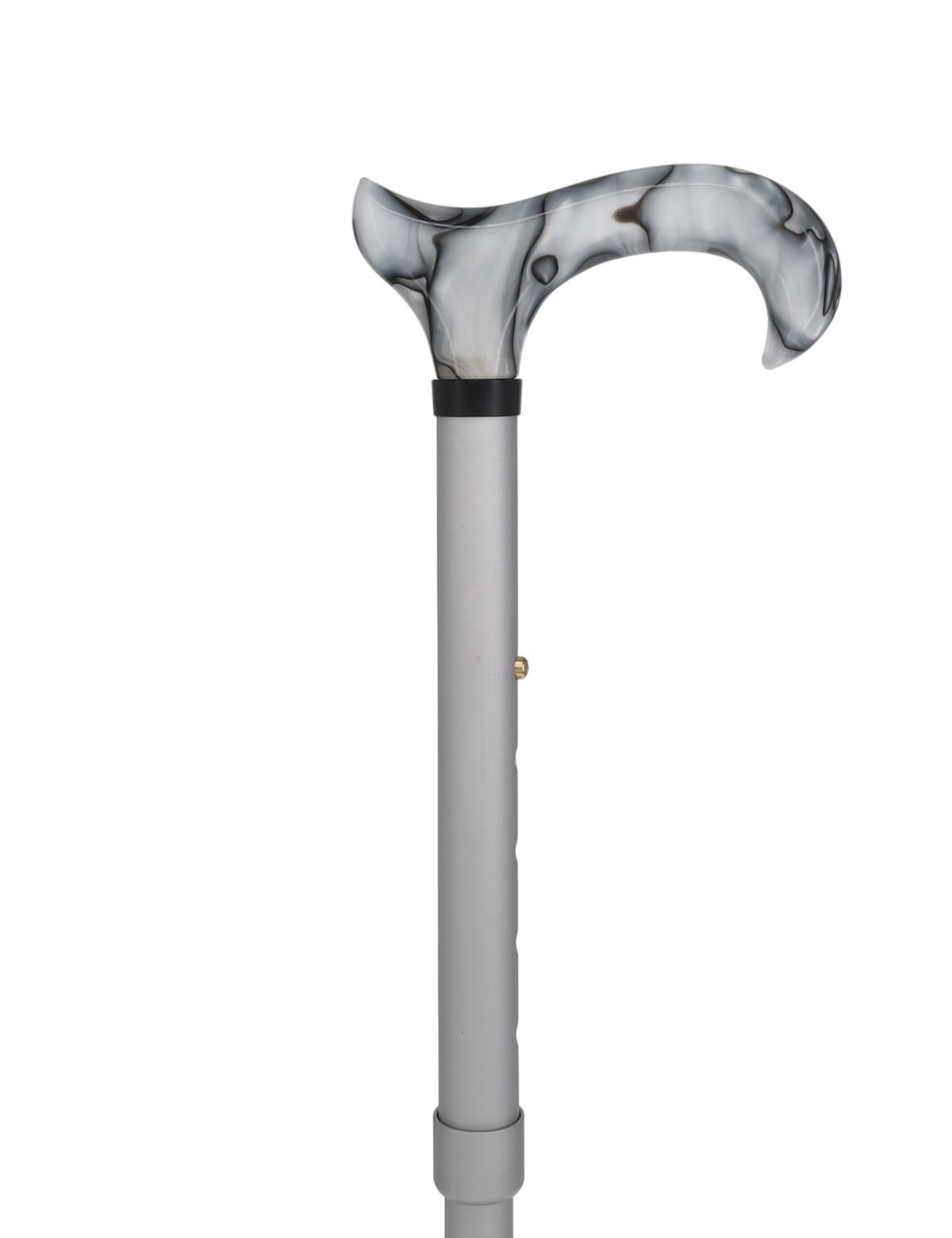 Stunning Acrylic Grey Folding Pearlz Cane-Adjustable & Foldable