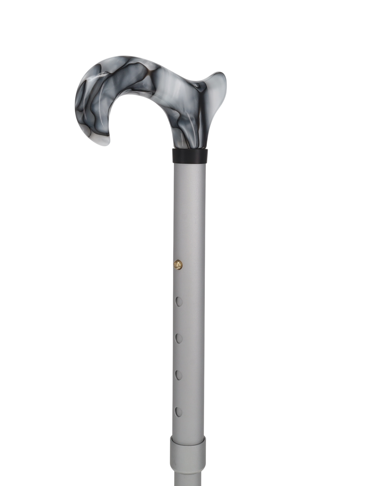 Stunning Acrylic Grey Folding Pearlz Cane-Adjustable & Foldable