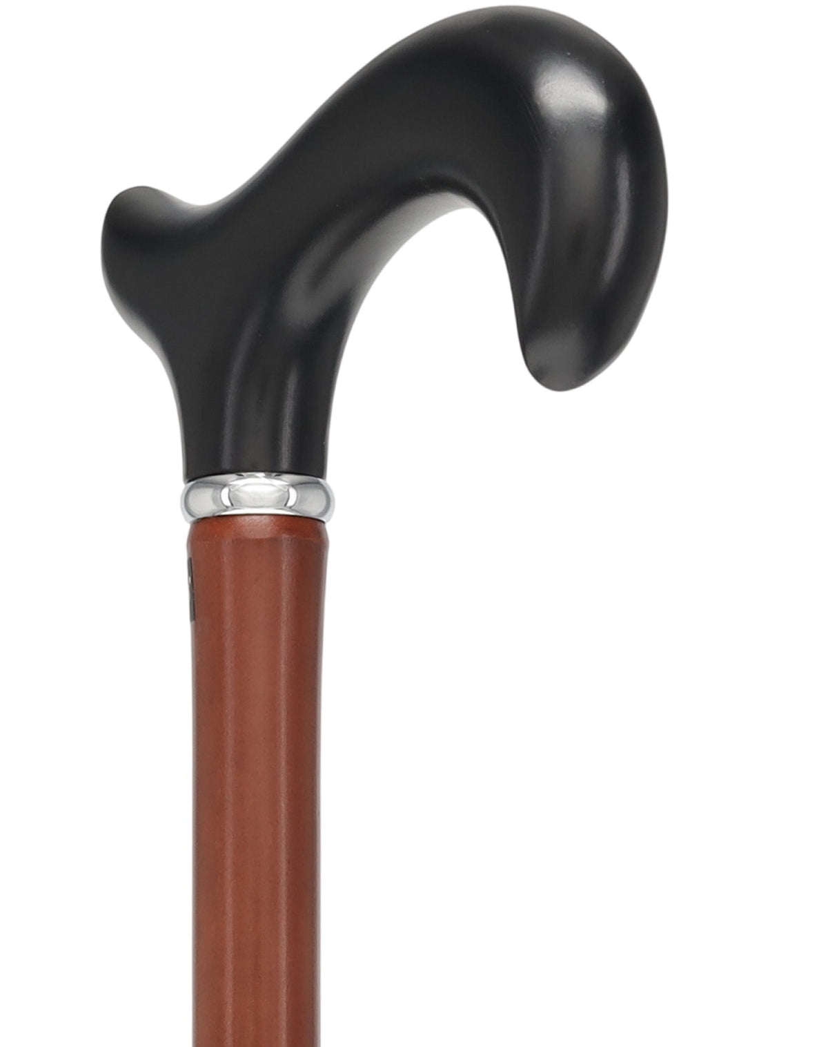 Bamboo Shaft Cane: Elegant Design, Black Beechwood Derby